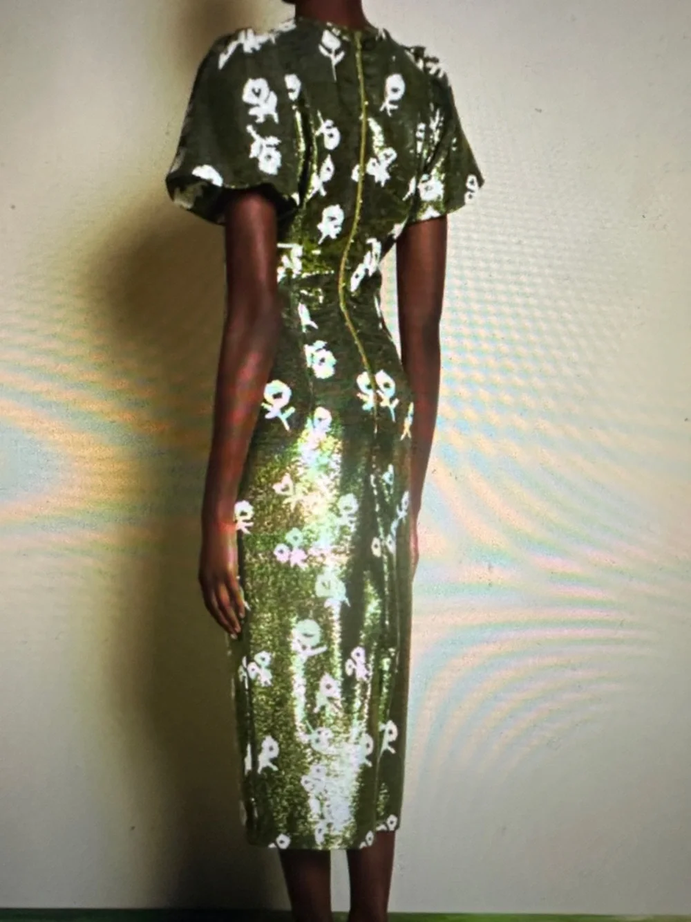 Sister Jane DREAM Èclat Floral Sequin Midi Dress - Picture 7 of 7